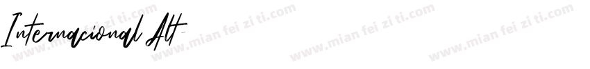 Internacional Alt字体转换